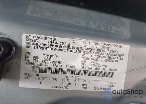 2014 Ford C-Max Energi Sel из США, поврежденный, VIN 1FADP5CU5EL515192